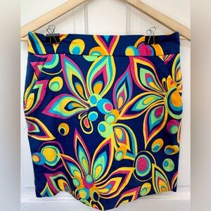 Loudmouth Shagadelic Blue Skirt w/ Interior Shorts - Golf - Women’s Activewear